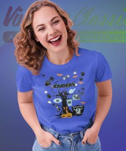 Tree Halloween Las Vegas Raiders Women TShirt