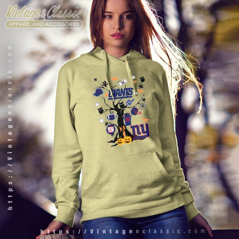 Tree Halloween New York Giants Hoodie Tree Halloween New York Giants Hoodie
