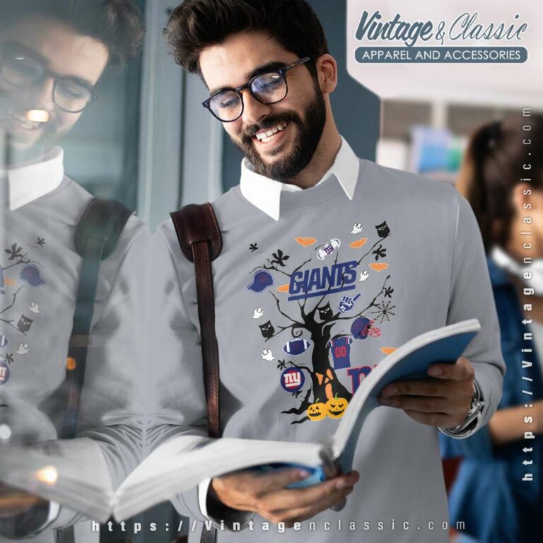 Tree Halloween New York Giants Sweatshirt Tree Halloween New York Giants Sweatshirt