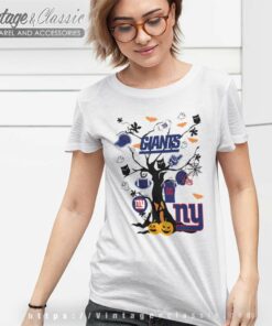 Tree Halloween New York Giants Women TShirt