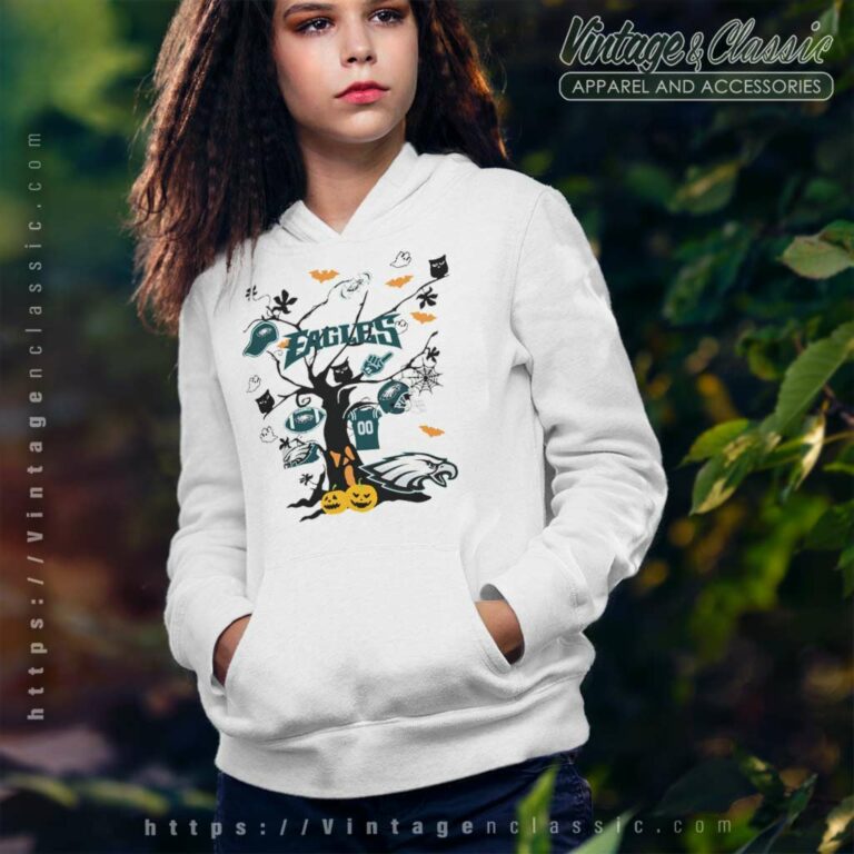 Tree Halloween Philadelphia Eagles Hoodie Tree Halloween Philadelphia Eagles Hoodie