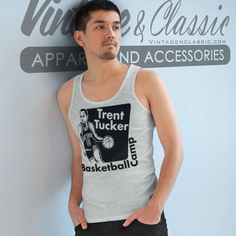 Trent Tucker Basketball Camp New York Knicks Tank Top Racerback Trent Tucker Basketball Camp New York Knicks Tank Top Racerback