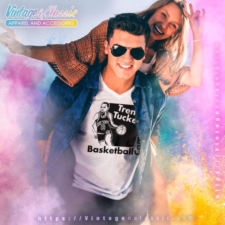 Trent Tucker Basketball Camp New York Knicks V Neck TShirt Trent Tucker Basketball Camp New York Knicks V Neck TShirt