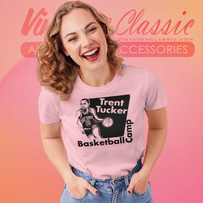Trent Tucker Basketball Camp New York Knicks Women TShirt Trent Tucker Basketball Camp New York Knicks Women TShirt