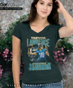 Trevor Lawrence Jacksonville Football Shirt 5 Trevor Lawrence Jacksonville Football V Neck TShirt
