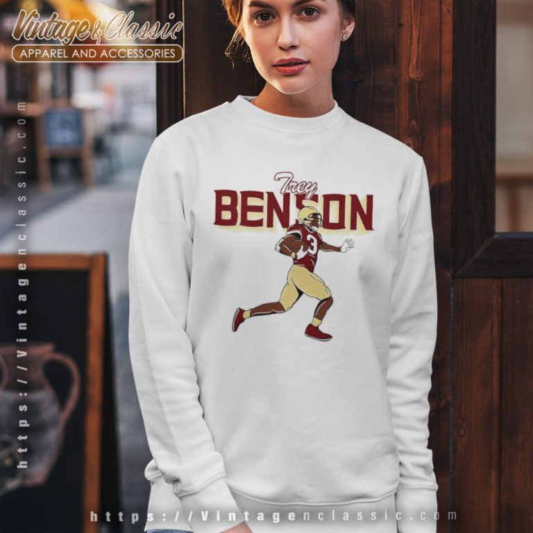 Trey Benson Florida State Seminoles Cartoon Sweatshirt Trey Benson Florida State Seminoles Cartoon Sweatshirt
