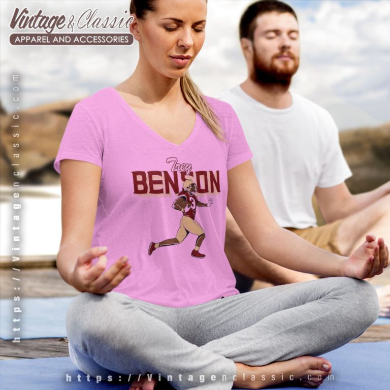 Trey Benson Florida State Seminoles Cartoon V Neck TShirt Trey Benson Florida State Seminoles Cartoon V Neck TShirt