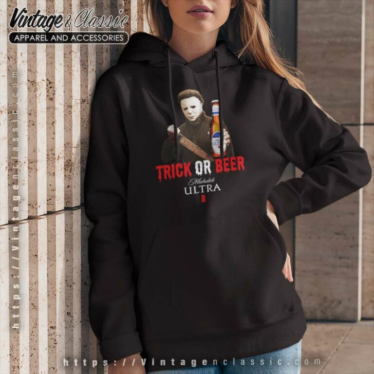 Trick Or Beer Michelob Michael Myers Hoodie Trick Or Beer Michelob Michael Myers Hoodie