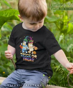 Trick Or Treat Bluey Halloween kids Tshirt