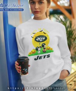 Trick Or Treat Snoopy New York Jets Sweatshirt
