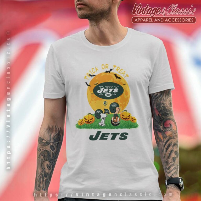 Trick Or Treat Snoopy New York Jets T Shirt Trick Or Treat Snoopy New York Jets T Shirt