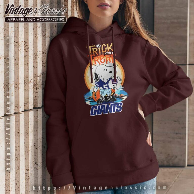 Trick Or Treat Snoopy New York Giants Hoodie Trick Or Treat Snoopy New York Giants Hoodie