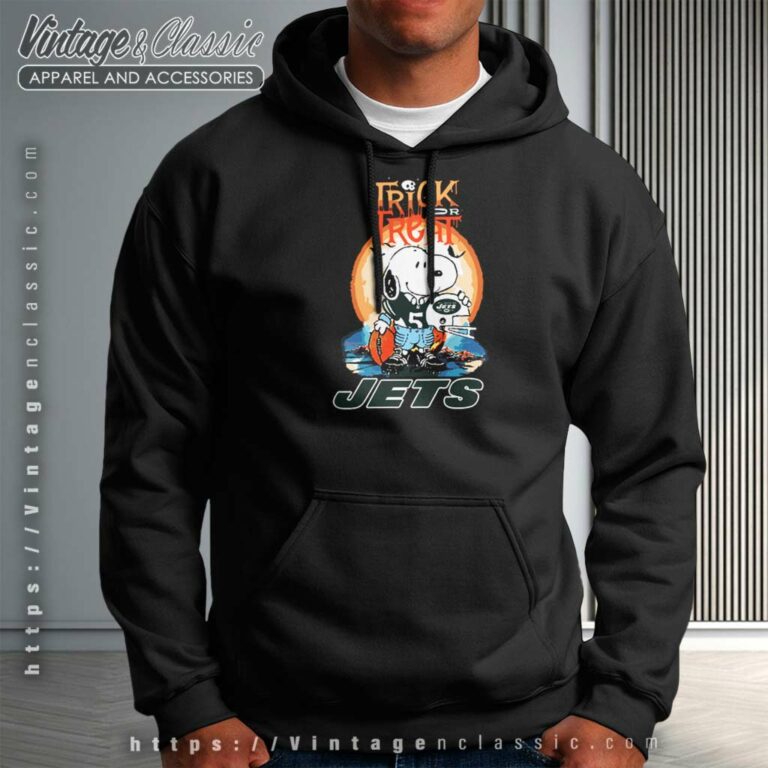 Trick Treat Snoopy Teams New York Jets Hoodie Trick Treat Snoopy Teams New York Jets Hoodie