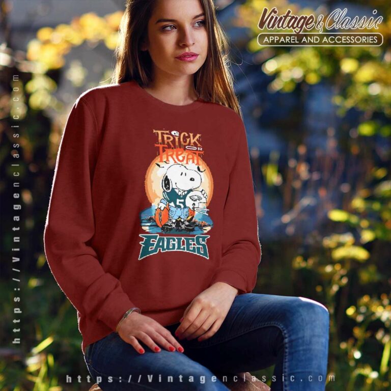 Trick Treat Snoopy Teams Philadelphia Eagles Nfl Sweatshirt Trick Treat Snoopy Teams Philadelphia Eagles Nfl Sweatshirt
