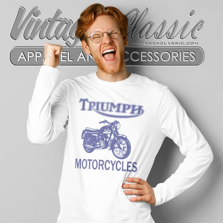 Triumph Motorcycles Bob Dylan Highway Long Sleeve Tee Triumph Motorcycles Bob Dylan Highway Long Sleeve Tee