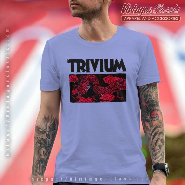 Trivium Double Dragon T Shirt Trivium Double Dragon T Shirt
