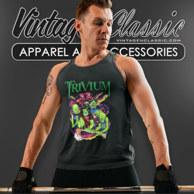 Trivium Goblins Tank Top Racerback Trivium Goblins Tank Top Racerback