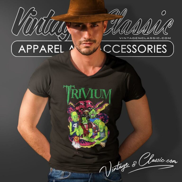 Trivium Goblins V Neck TShirt Trivium Goblins V Neck TShirt