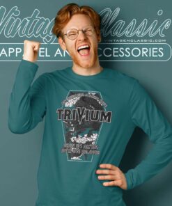 Trivium No Gods Black Long Sleeve Tee