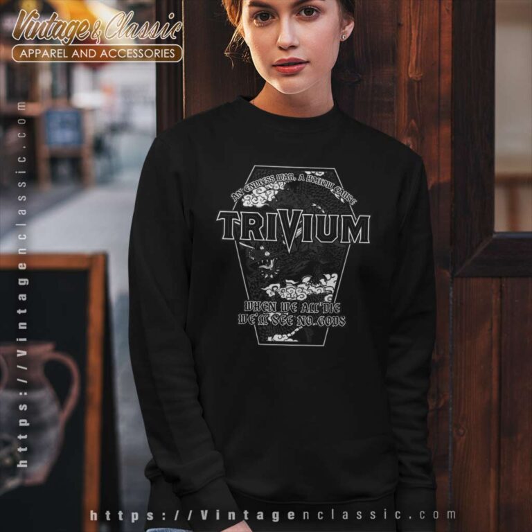 Trivium No Gods Black Sweatshirt Trivium No Gods Black Sweatshirt