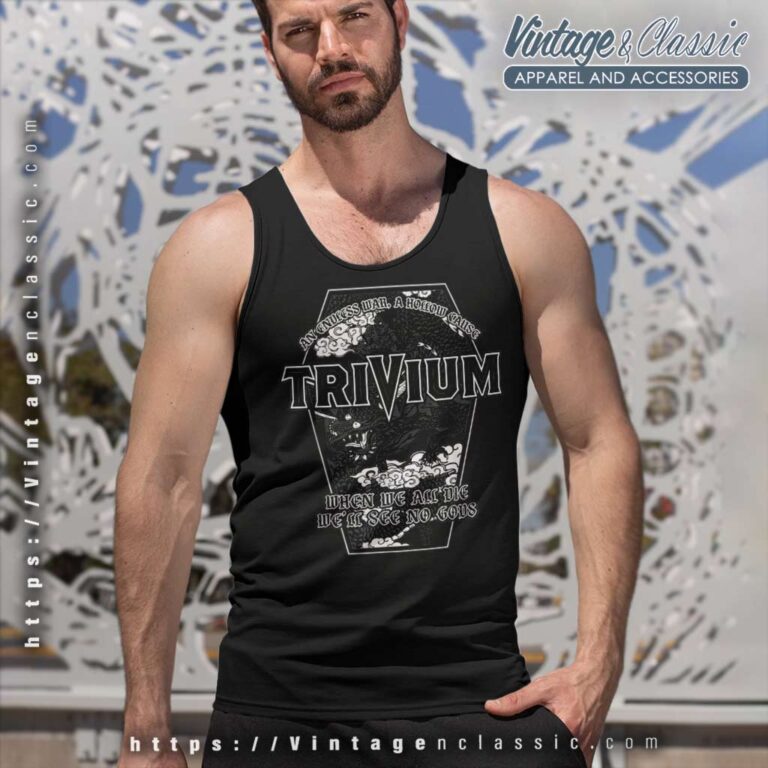 Trivium No Gods Black Tank Top Racerback Trivium No Gods Black Tank Top Racerback
