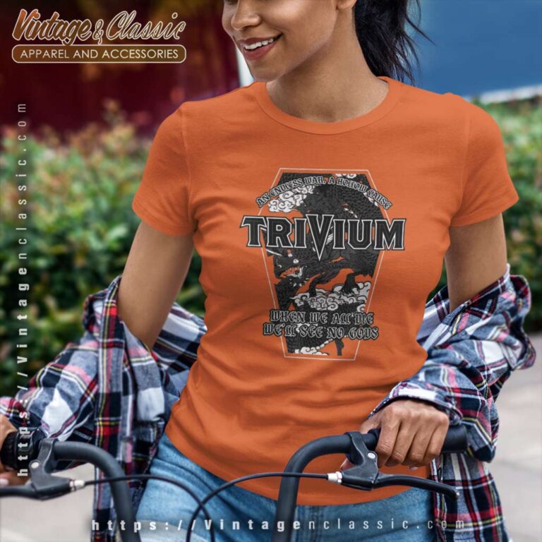 Trivium No Gods Black Women TShirt Trivium No Gods Black Women TShirt