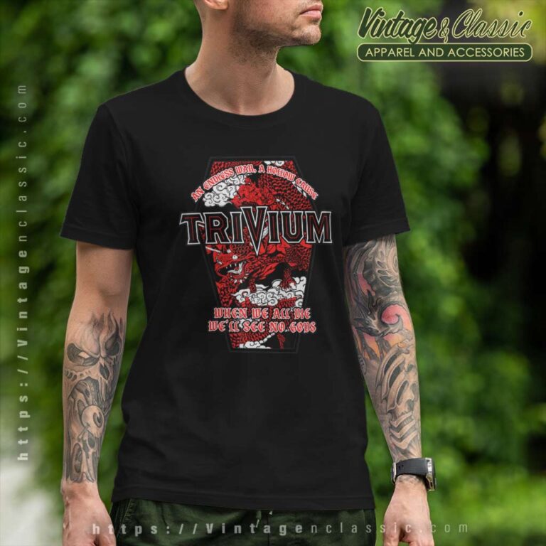 Trivium No Gods White T Shirt Trivium No Gods White T Shirt