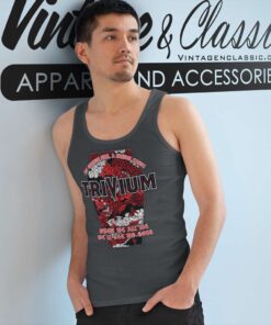 Trivium No Gods White Tank Top Racerback