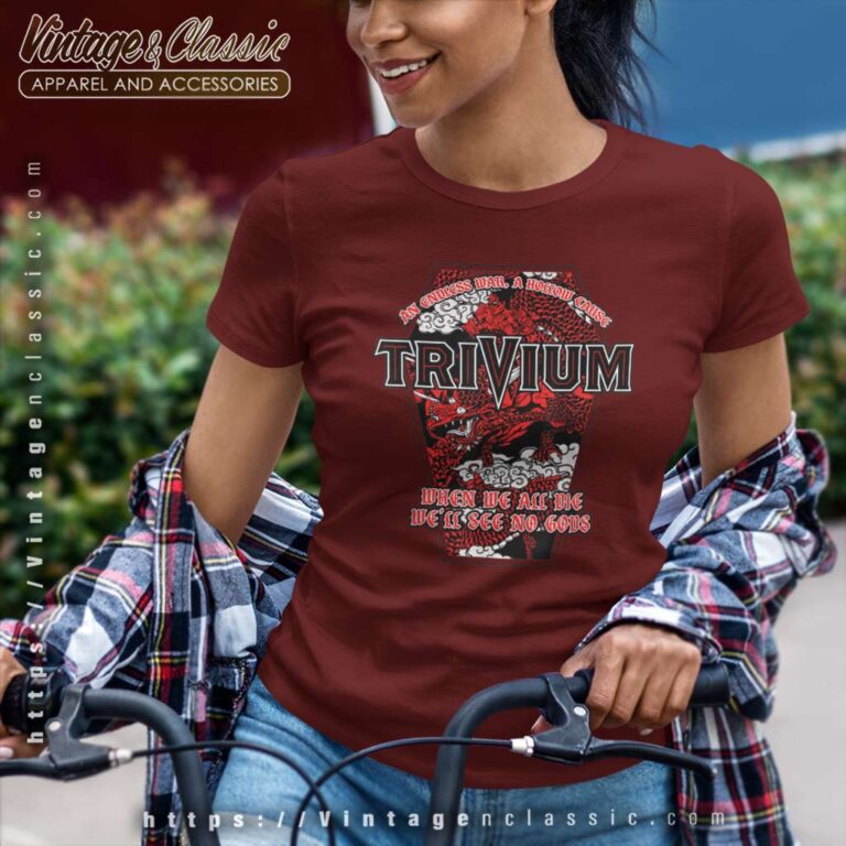 Trivium No Gods White Women TShirt Trivium No Gods White Women TShirt