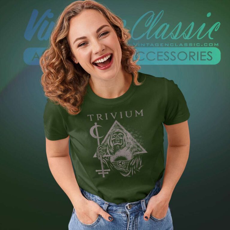 Trivium Reaper Triangle Women TShirt Trivium Reaper Triangle Women TShirt