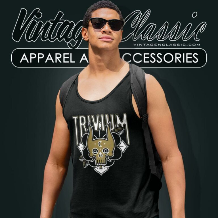 Trivium Rustic Oni Tank Top Racerback Trivium Rustic Oni Tank Top Racerback