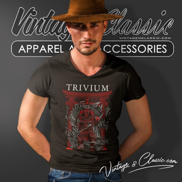 Trivium Samurai V Neck TShirt Trivium Samurai V Neck TShirt