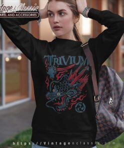 Trivium Screaming Dragon Color Sweatshirt