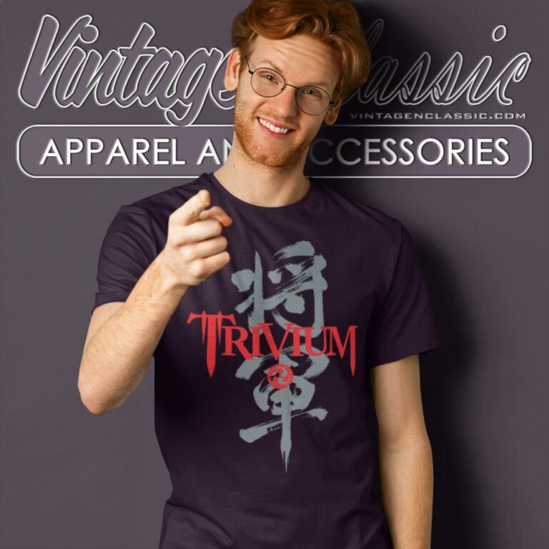 Trivium Shirt Shogun Kanji Remix T Shirt Trivium Shirt Shogun Kanji Remix T Shirt