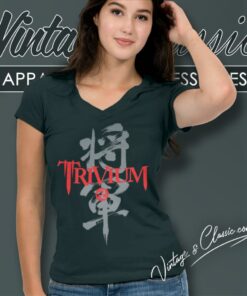 Trivium Shirt Shogun Kanji Remix V Neck TShirt