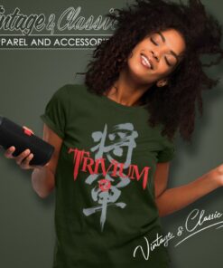 Trivium Shirt Shogun Kanji Remix Women T Shirt