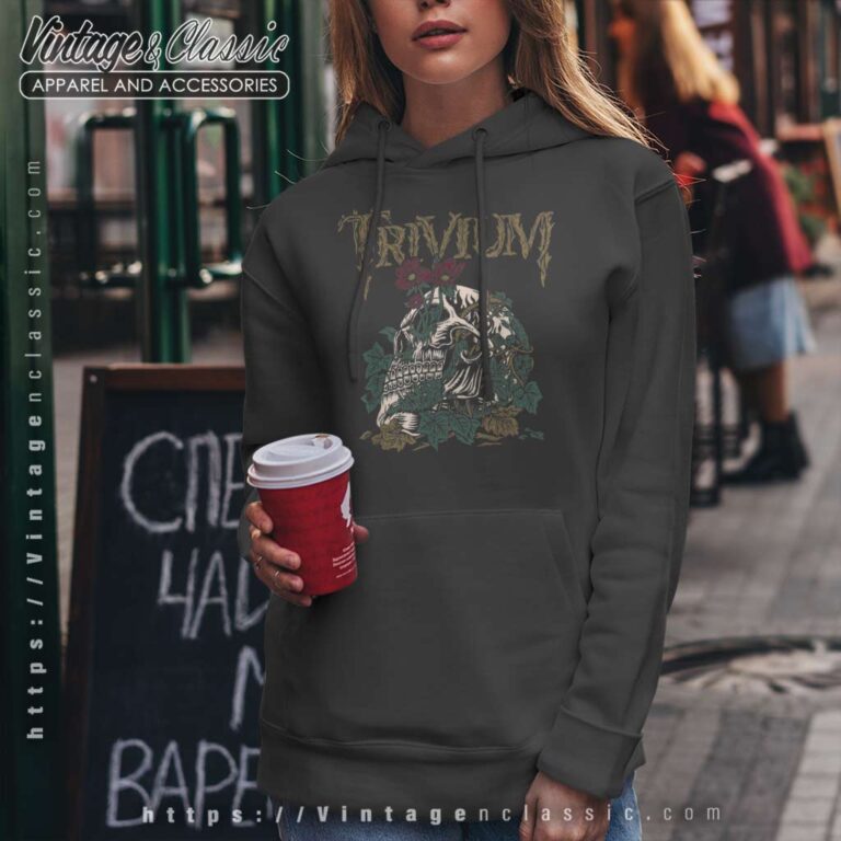 Trivium Skelly Flower Hoodie Trivium Skelly Flower Hoodie
