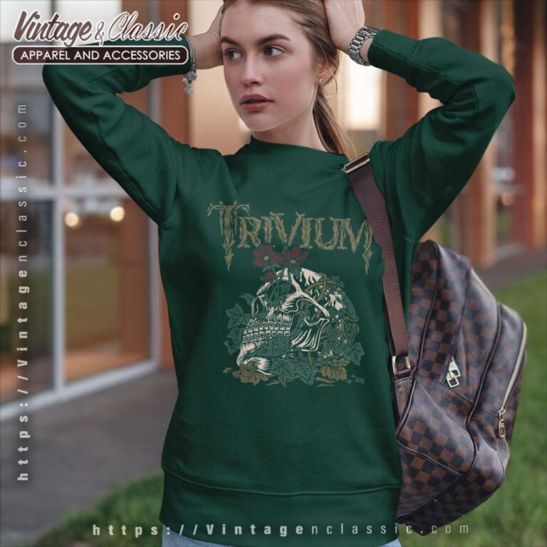 Trivium Skelly Flower Sweatshirt Trivium Skelly Flower Sweatshirt