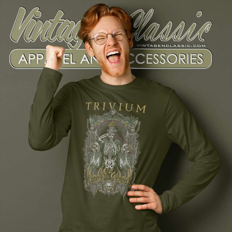 Trivium Skelly Frame Long Sleeve Tee Trivium Skelly Frame Long Sleeve Tee