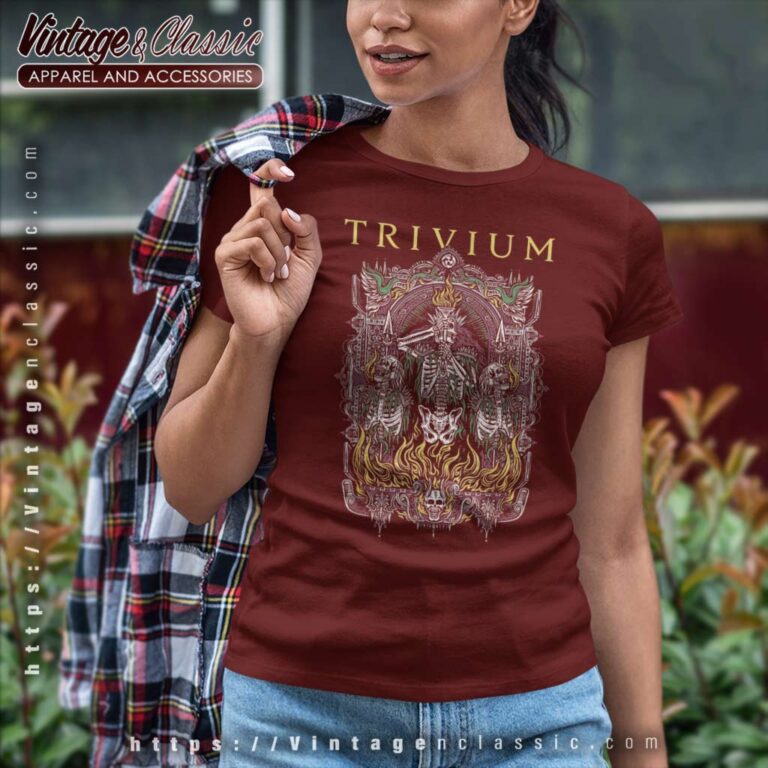 Trivium Skelly Frame Women TShirt Trivium Skelly Frame Women TShirt