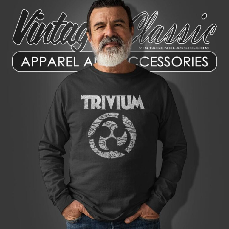 Trivium Swirl Logo Long Sleeve Tee Trivium Swirl Logo Long Sleeve Tee
