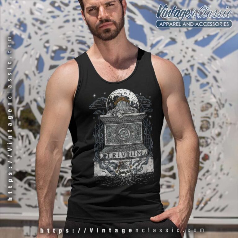 Trivium Tomb Rise Tank Top Racerback Trivium Tomb Rise Tank Top Racerback