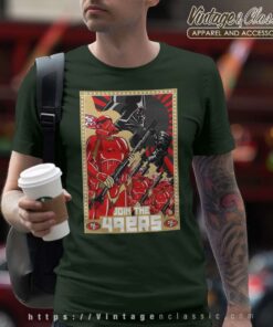 Trooper Army Star Wars Join The 49ers T Shirt