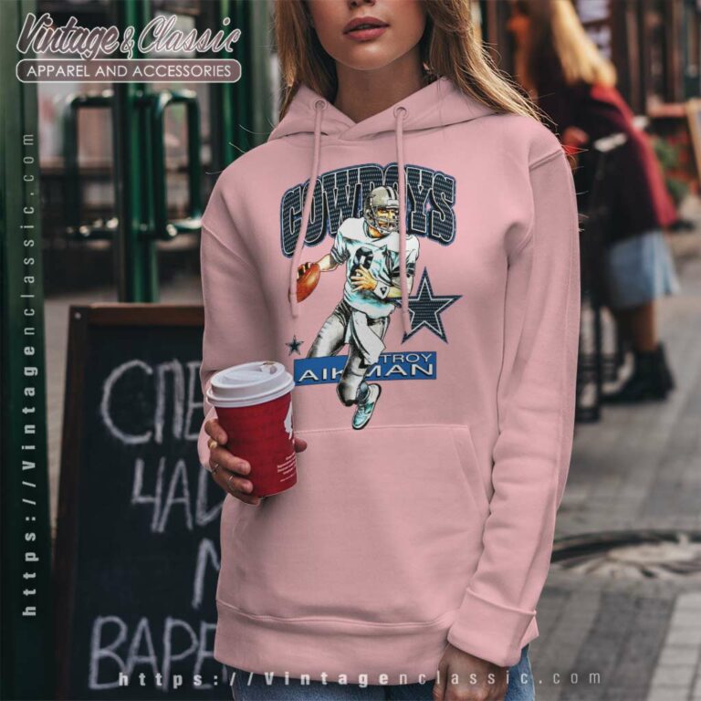 Troy Aikman Dallas Cowboys Football Hoodie Troy Aikman Dallas Cowboys Football Hoodie