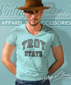 Troy State University V Neck TShirt