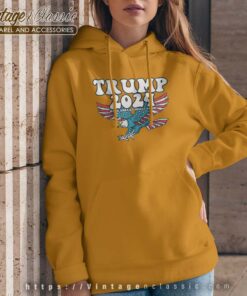 Trump 2024 MAGA Distressed Hoodie Women