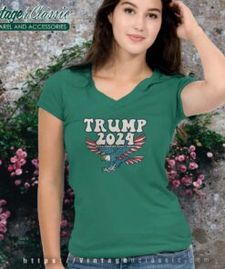 Trump 2024 MAGA Distressed Vneck