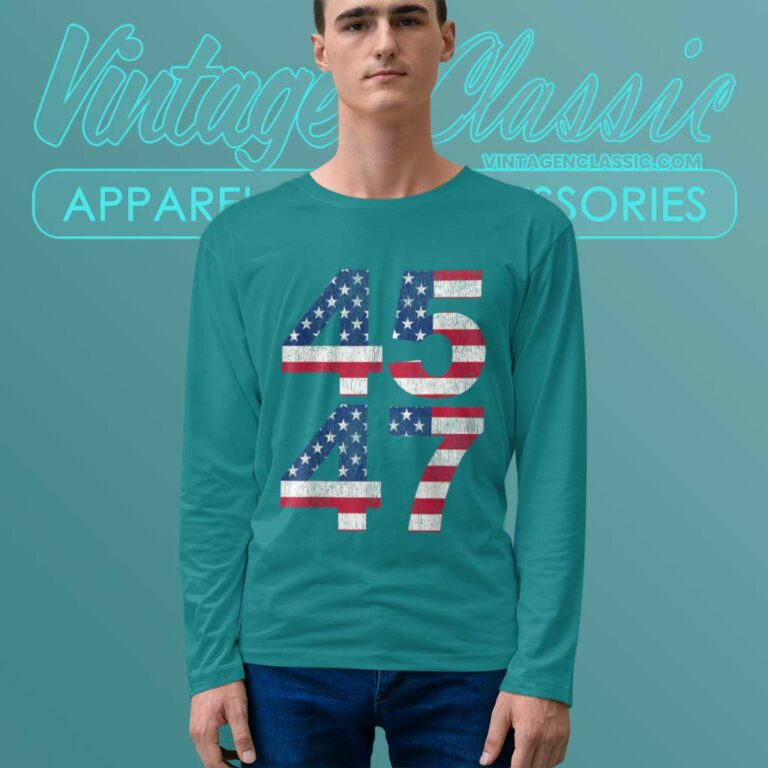 Trump 45 47 2024 President Long Sleeve Tee Trump 45 47 2024 President Long Sleeve Tee