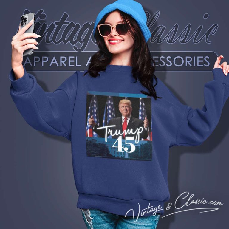 Trump 45 Americas Greatest President 2024 Sweatshirt Trump 45 Americas Greatest President 2024 Sweatshirt
