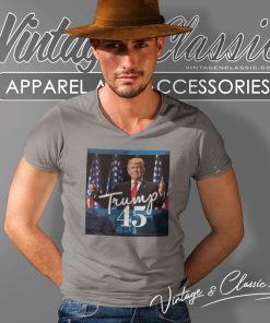 Trump 45 Americas Greatest President 2024 V Neck TShirt